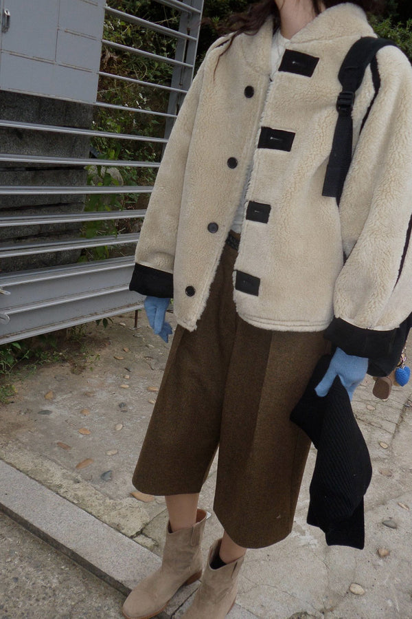 Reversible Shearling Mustang