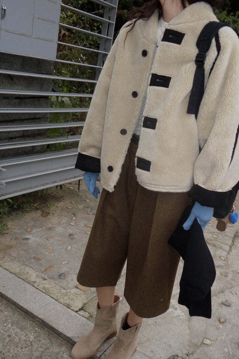 Reversible Shearling Mustang