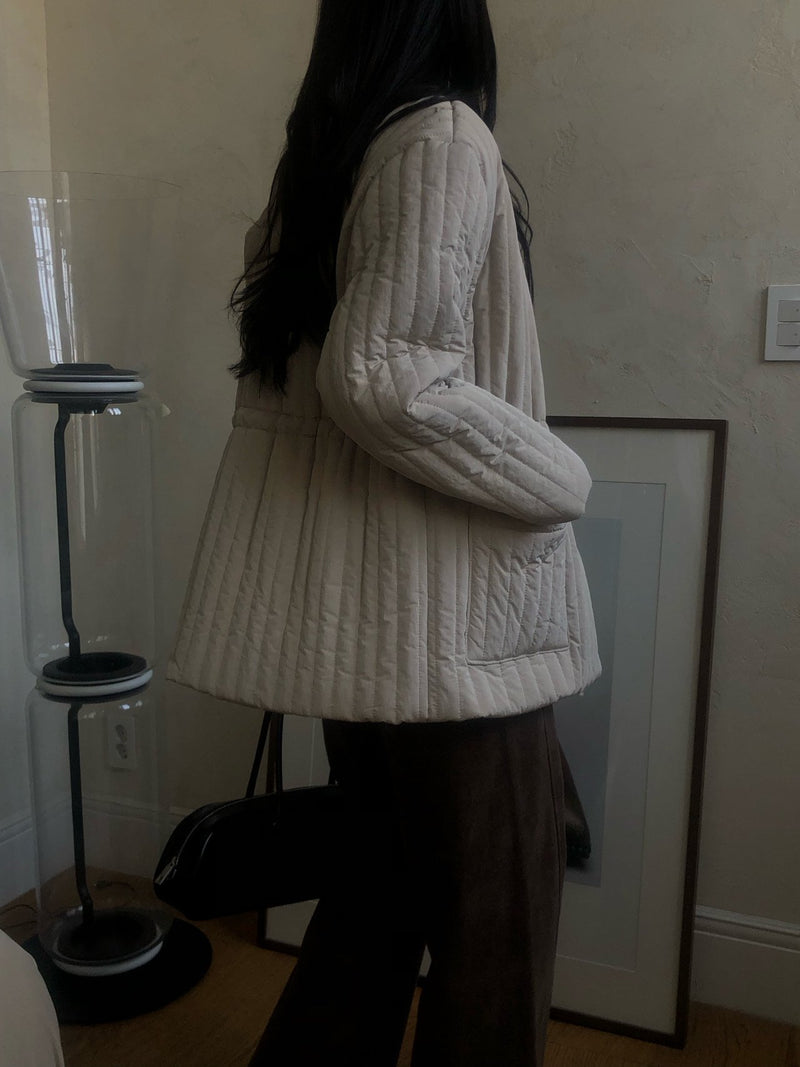 Quilted Sherpa Warmth Jacket
