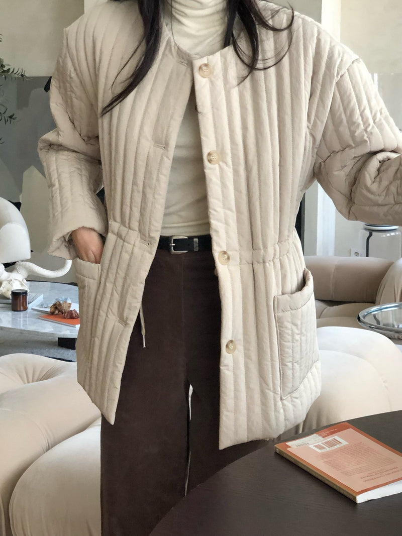 Quilted Sherpa Warmth Jacket