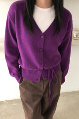 Soft Tie Waist Cardigan