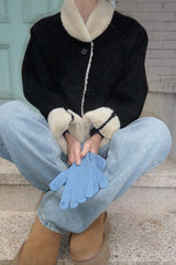 Reversible Shearling Mustang