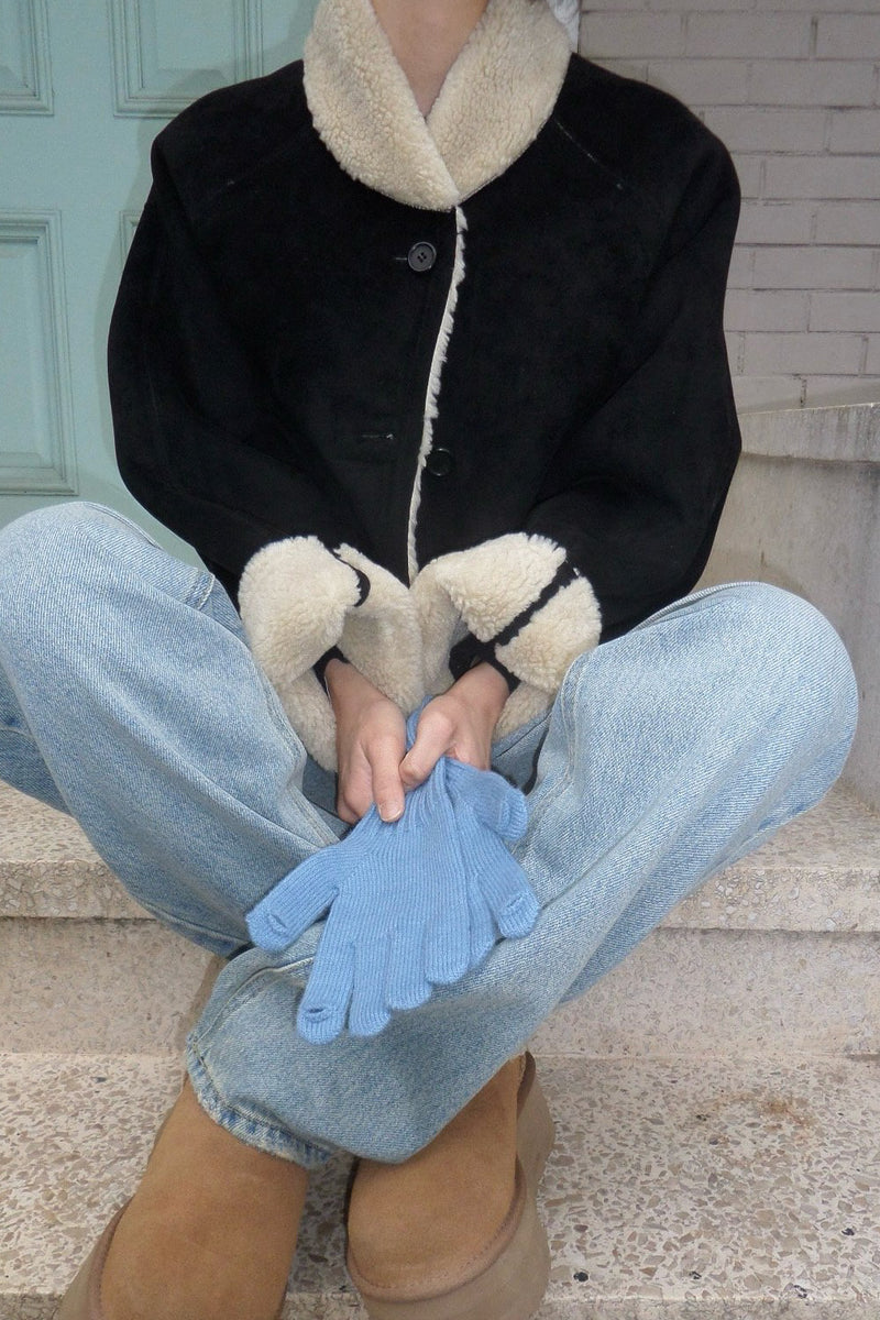 Reversible Shearling Mustang