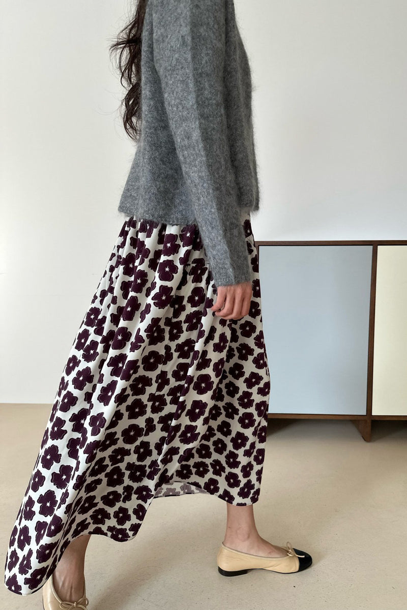 Margaret Flower Dress (belt included)