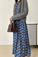 Margaret Flower Dress (belt included)