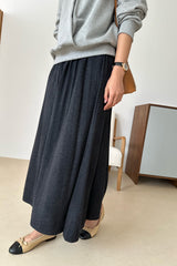 Flowy Knit Maxi Skirt