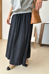 Flowy Knit Maxi Skirt