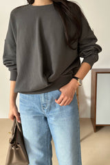Deep Pleat Sweatshirt