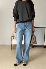 Deep Pleat Sweatshirt