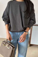 Deep Pleat Sweatshirt