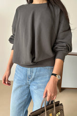 Deep Pleat Sweatshirt