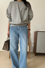 Deep Pleat Sweatshirt