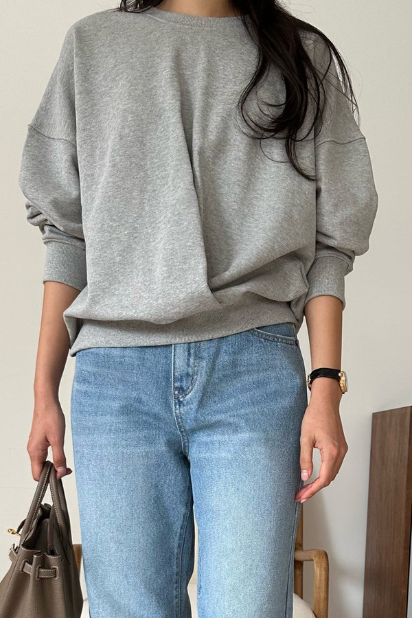 Deep Pleat Sweatshirt