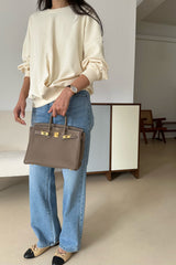 Deep Pleat Sweatshirt