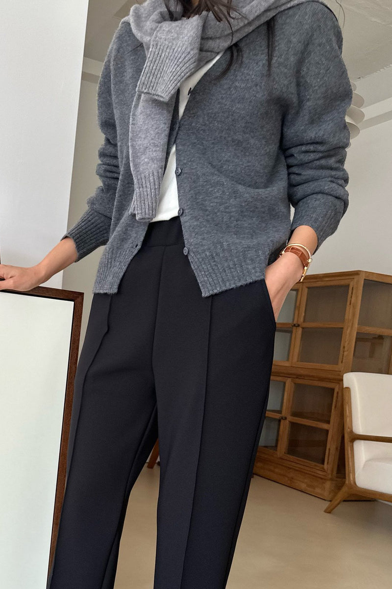 Wool V-neck Cardigan