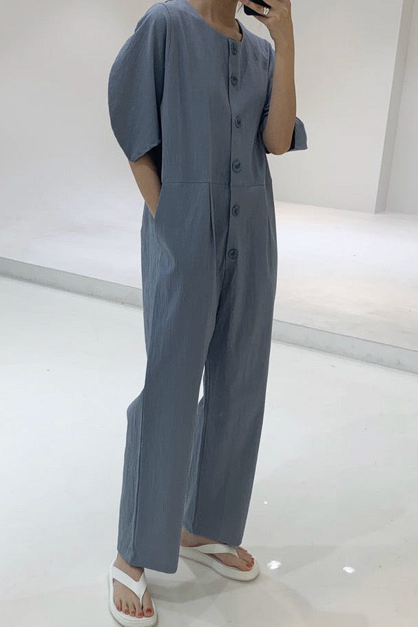 Puff Slv Jumpsuit