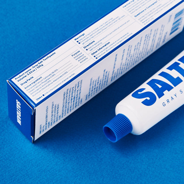 SALTRAIN Gray Salt Toothpaste